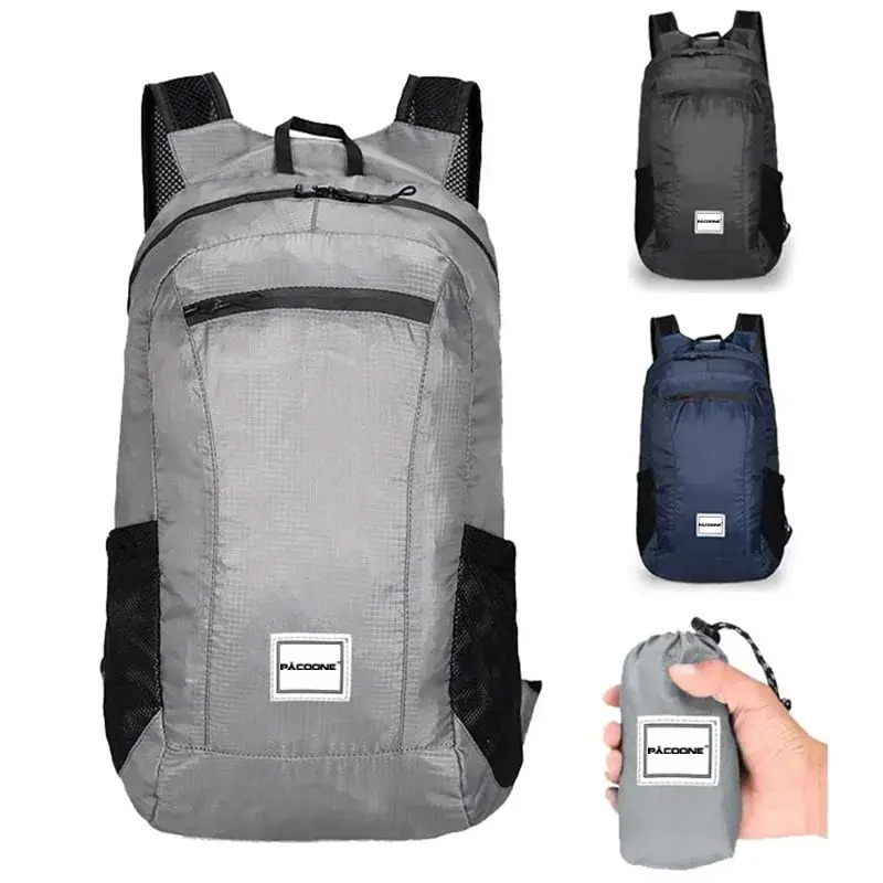 Foldable Backpack Small - Bolsa de senderismo al aire libre,