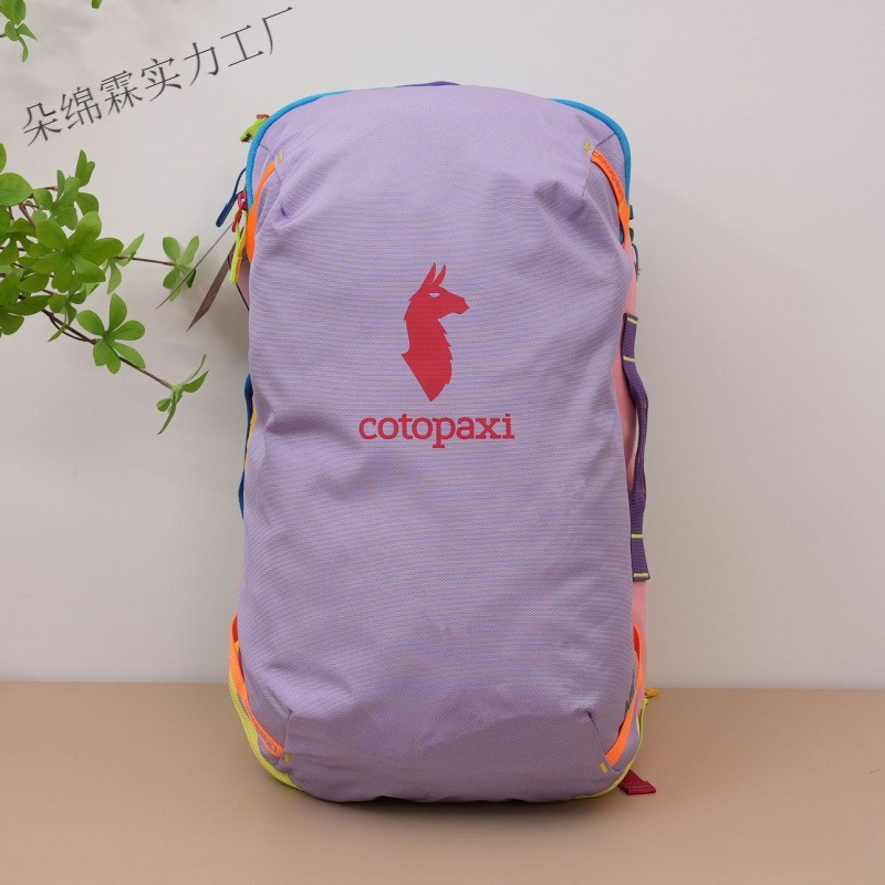Hiking Backpack Waterproof - Mochila Impermeable con Bloques de Color