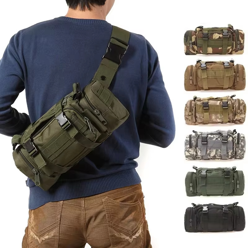 Hiking Backpack Waterproof - Riñonera Táctica Molle para Hombre, Impermeable,