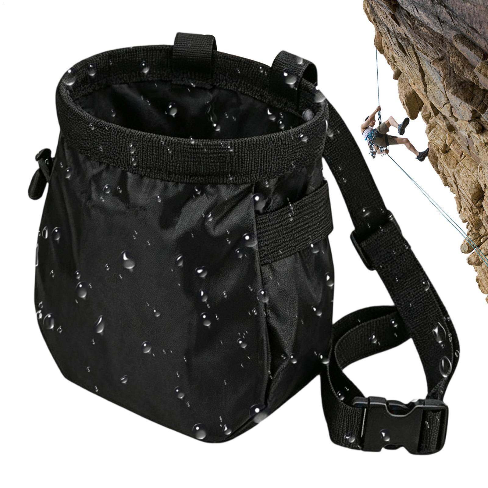 Drawstring Gym Bag - Bolsa de Tiza para Escalada, Impermeable,