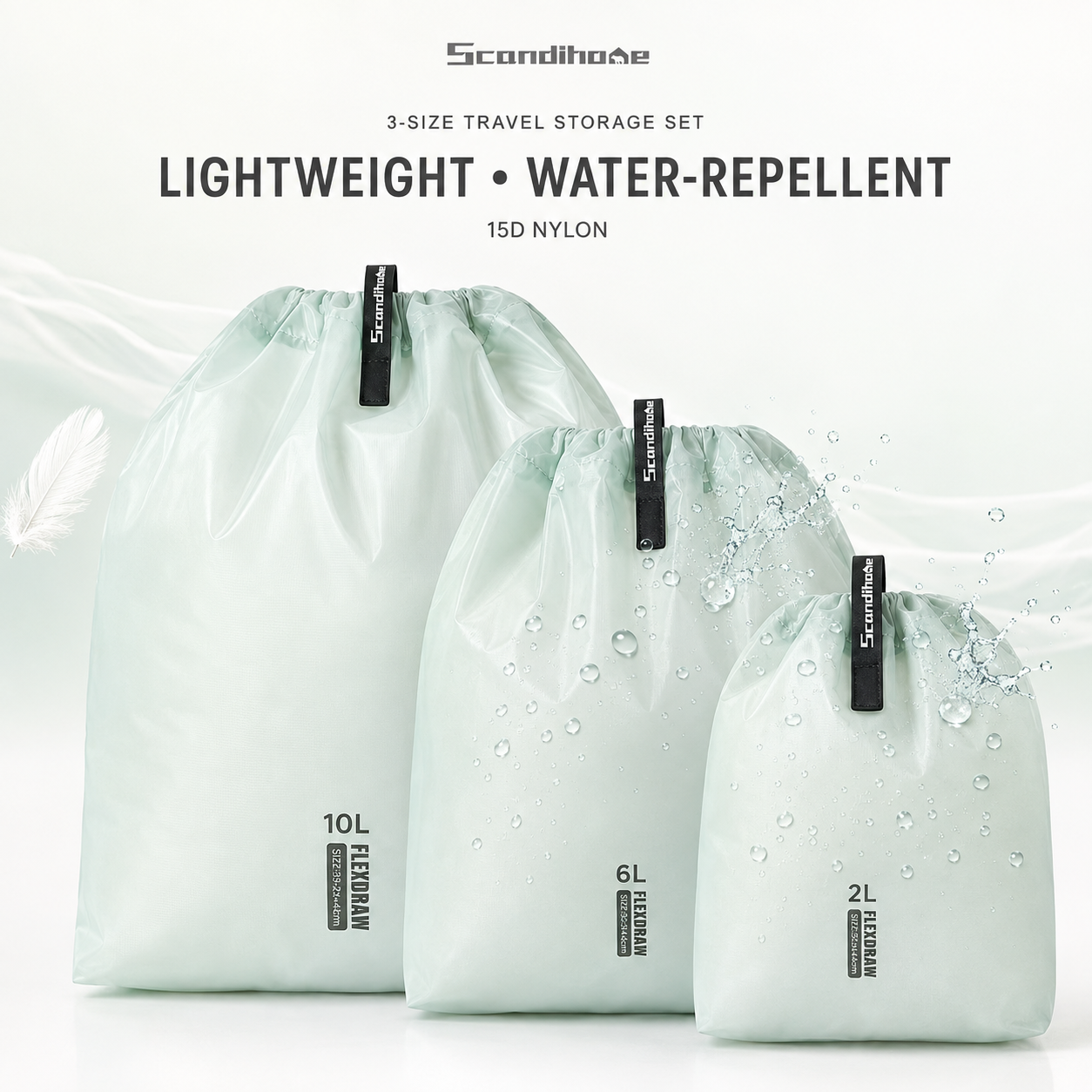 Hiking Backpack Waterproof - Bolsa de Almacenamiento Impermeable de Gran