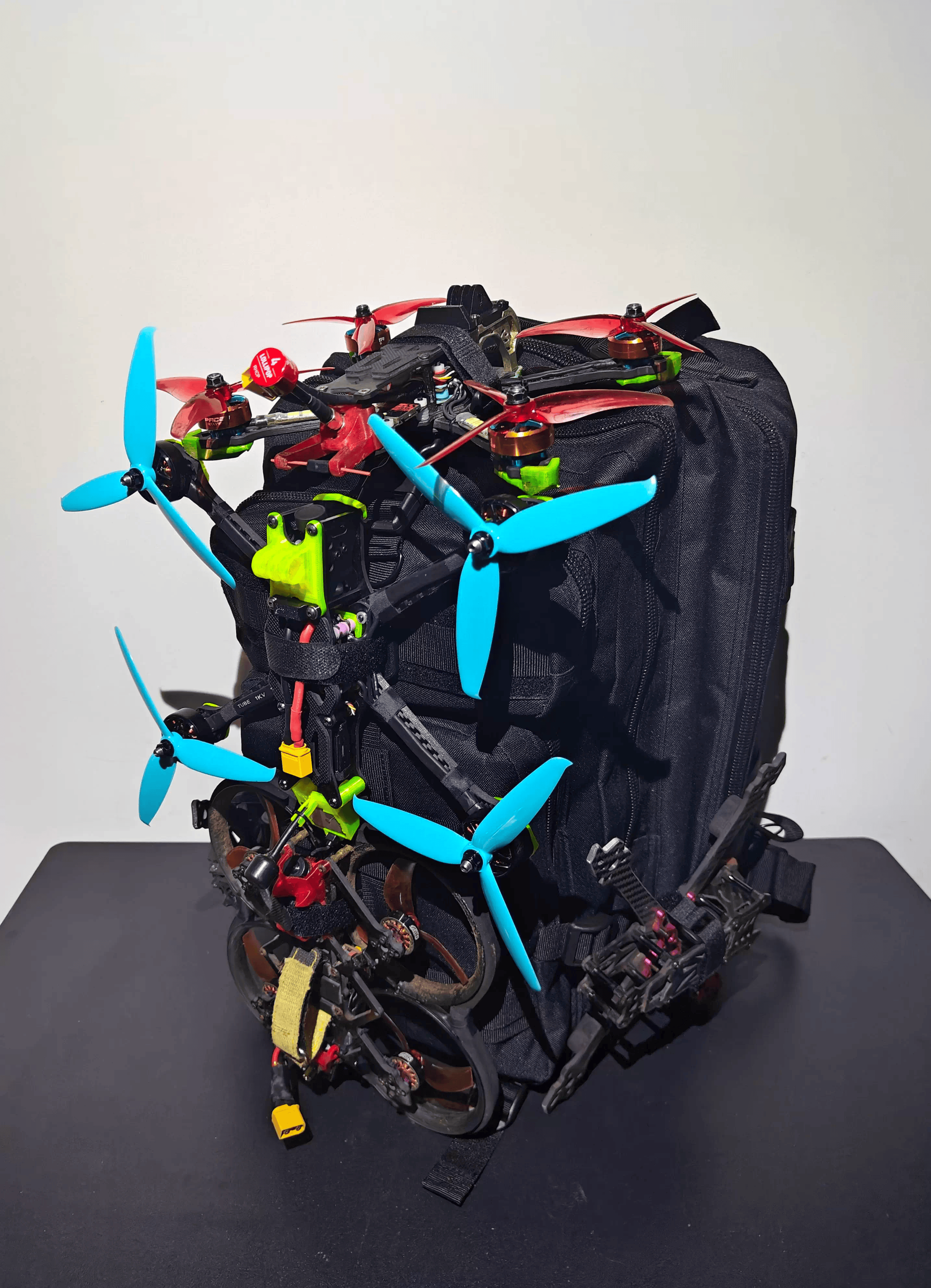 Rucksack Military Style - Mochila FPV Militar para 4-5 Drones,