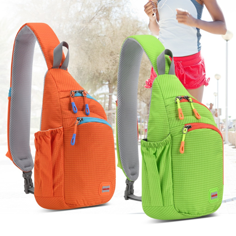 Sling Backpack Shoulder - Bolso ligero impermeable para el pecho,