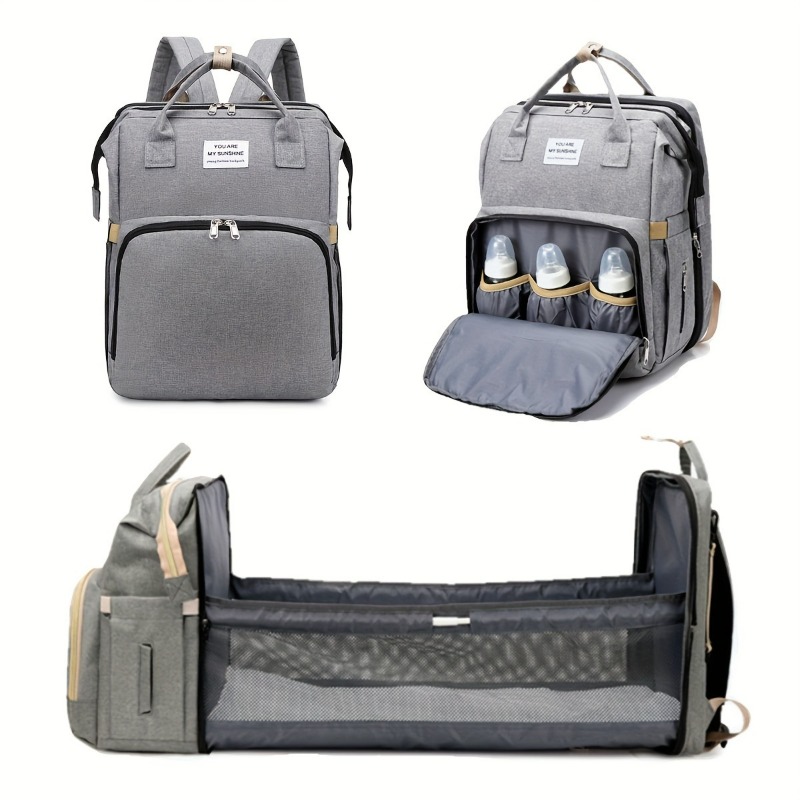Backpack Diaper Bag - Cuna Plegable Moderna para Bebé, Bolsa