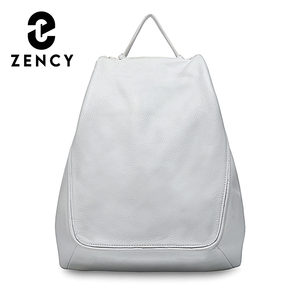Travel Backpack Anti Theft - Mochila antirrobo Zency de cuero genuino