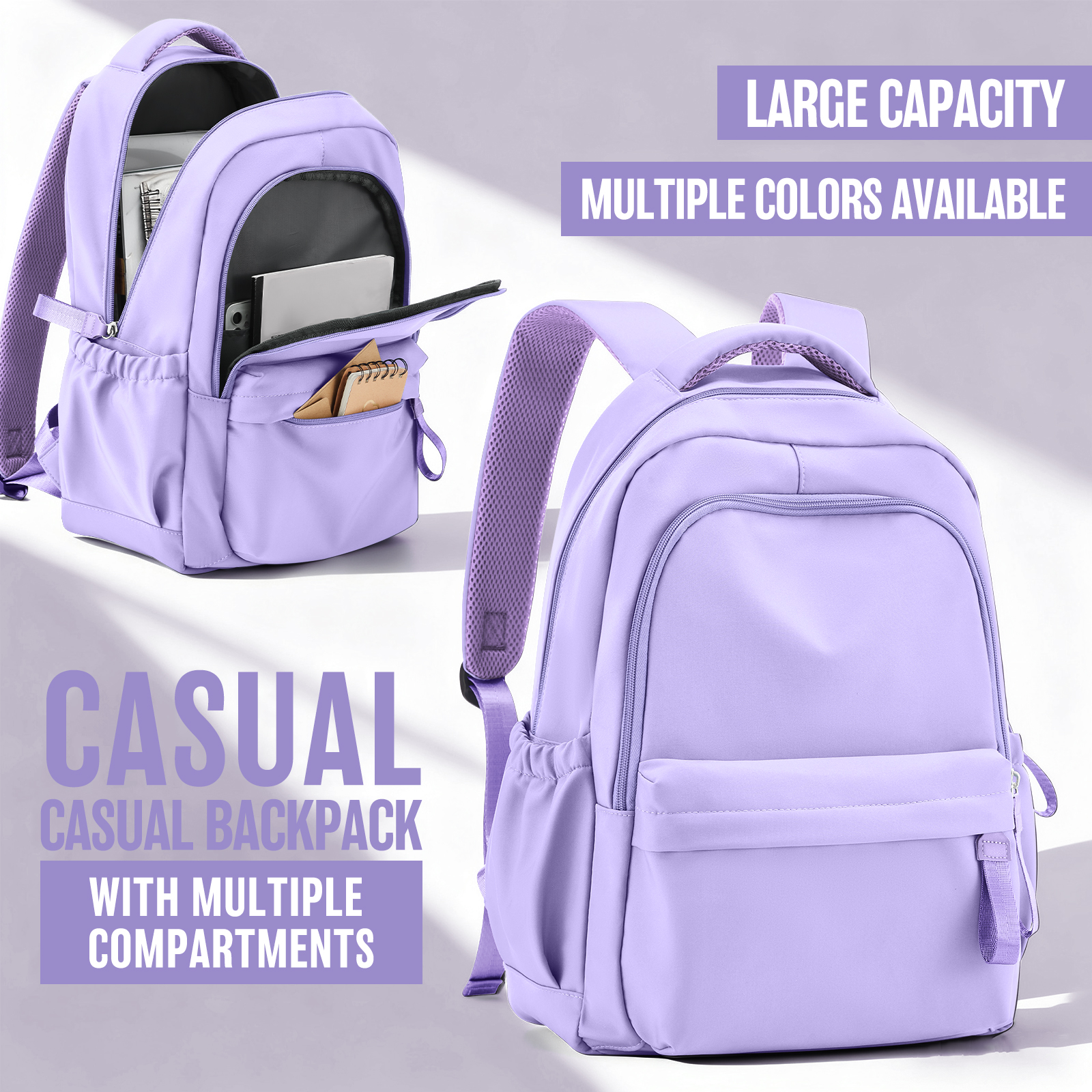 Canvas Backpack Casual - Mochilas Escolares Juveniles, Mochila Casual Perfecta