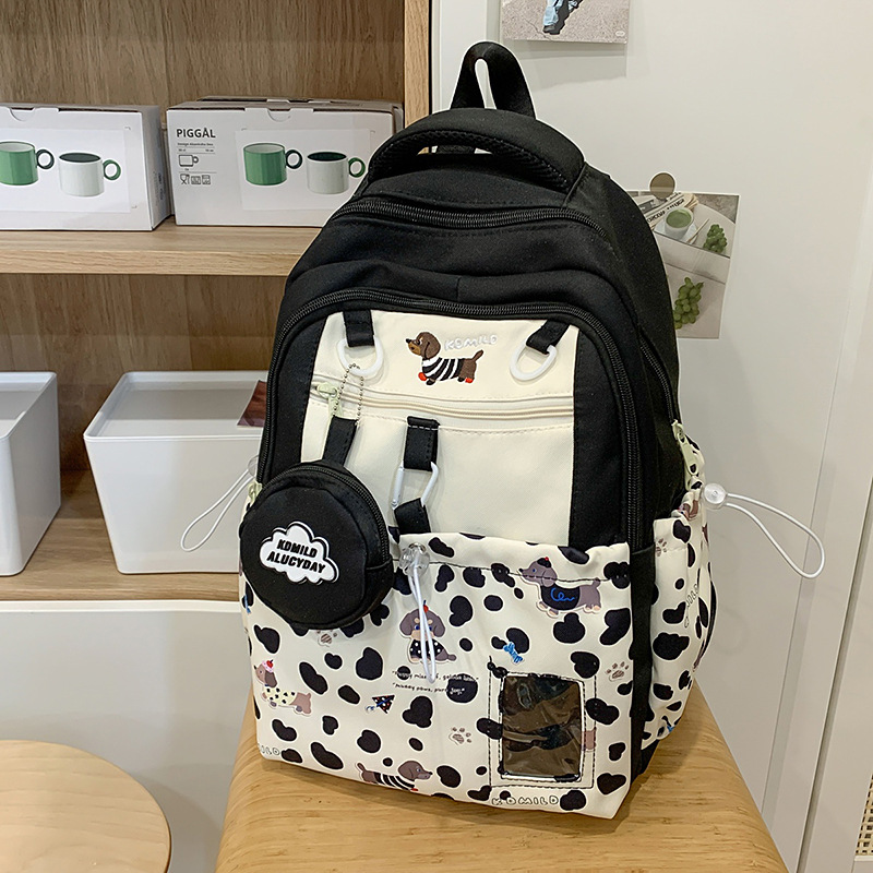 School Backpack Teen - Mochila estilo universitario con diseño de