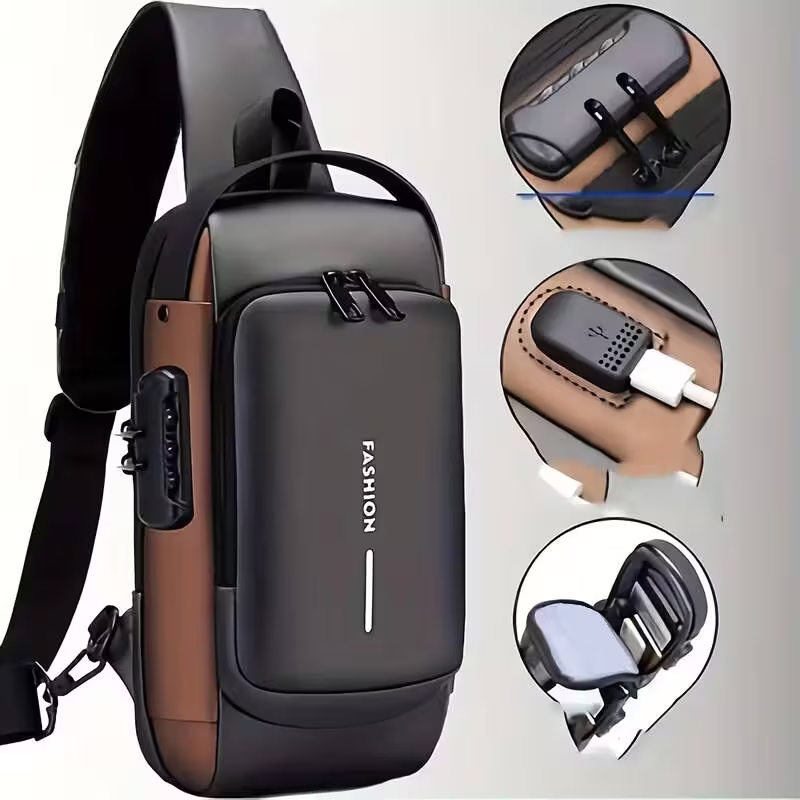 Travel Backpack Anti Theft - Mochila antirrobo para motocicleta con cremalleras