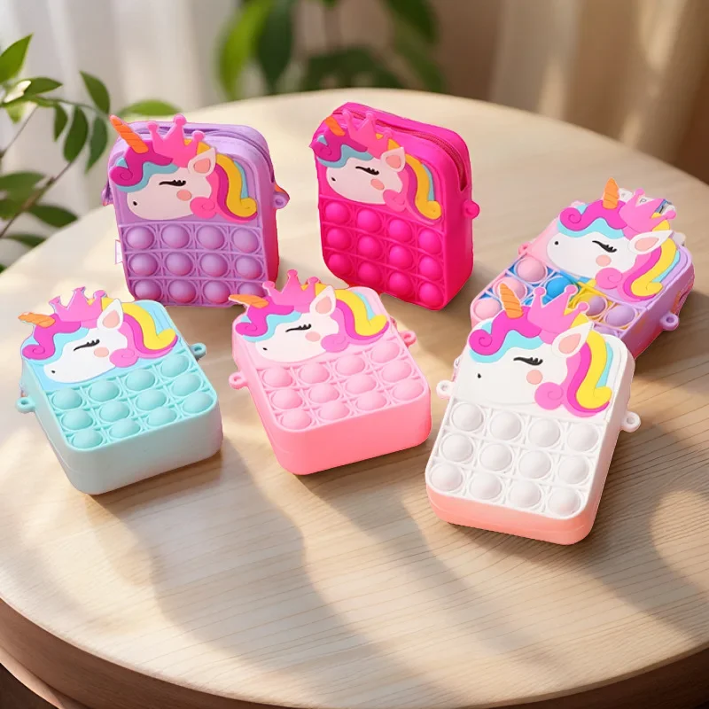 Mini Backpack Purse - Monedero mágico de unicornio que cambia