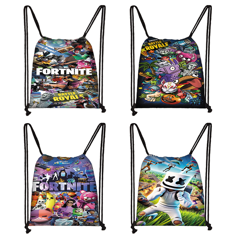 Drawstring Gym Bag - Mochila con cordón estampada para niños,