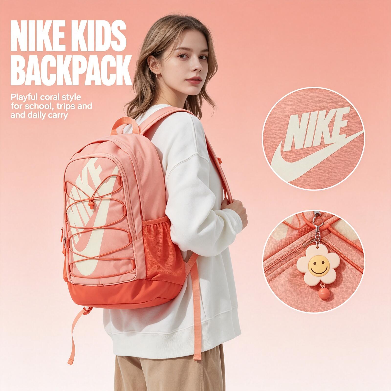 Fashion Backpack Women - Nike para hombres y mujeres, bolsa
