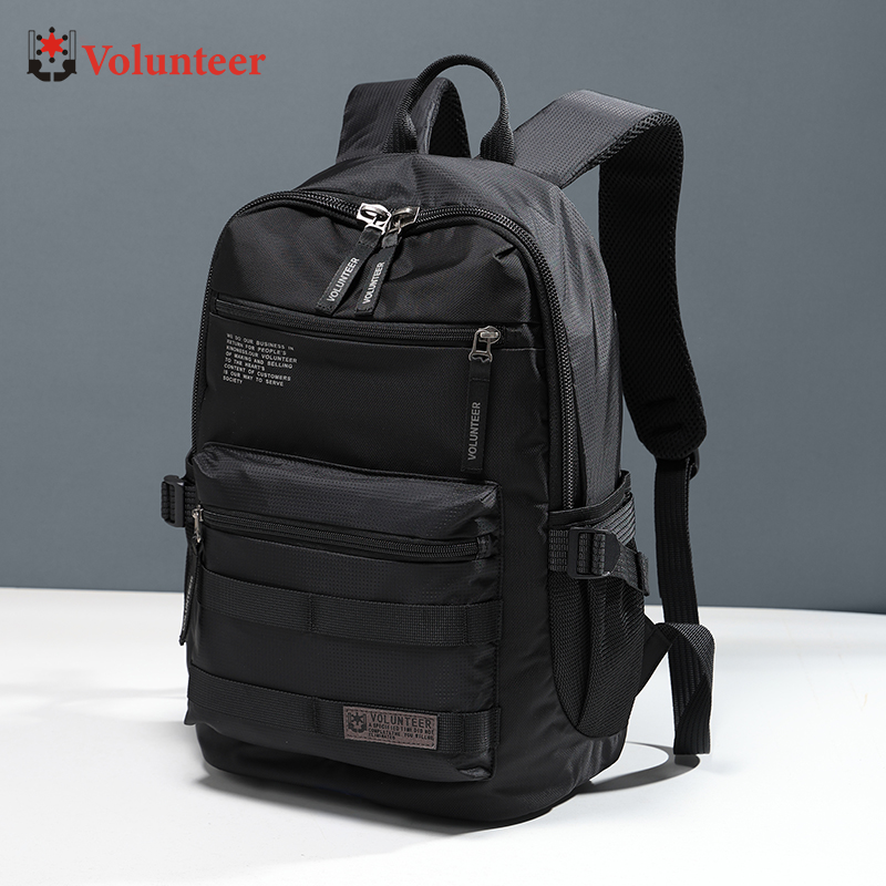Canvas Backpack Casual - VOLUNTEER, mochilas impermeables para ordenador para