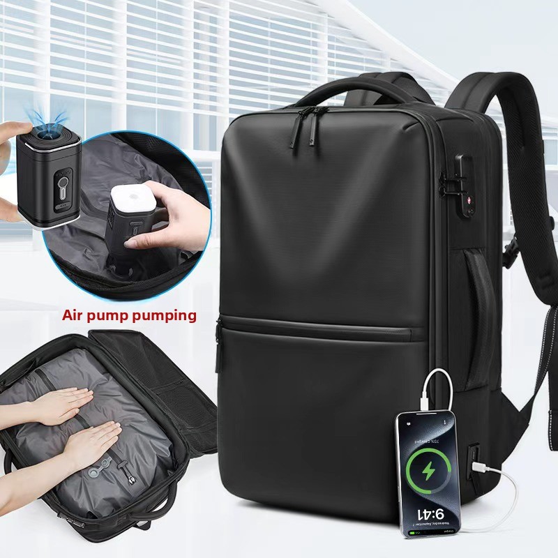 Business Backpack Brief - Mochila de Viaje Expandible Impermeable para