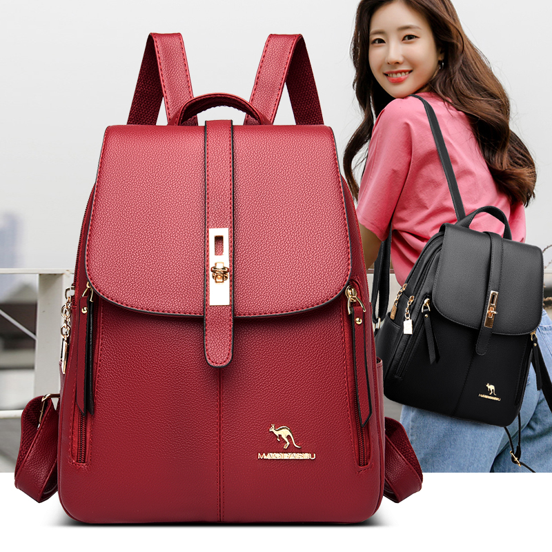 Leather Backpack Vintage - Mochilas de cuero de lujo para