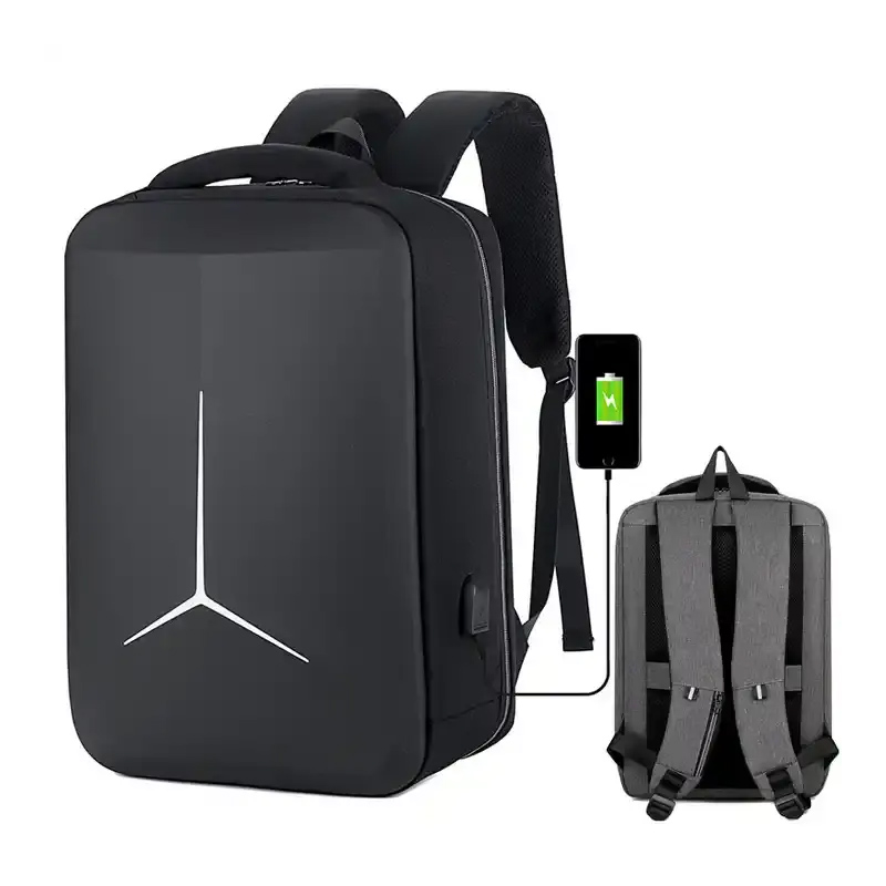 Travel Backpack Anti Theft - Nuevo estuche rígido impermeable antirrobo USB,
