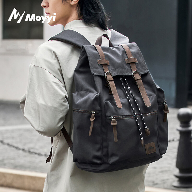 Hiking Backpack Waterproof - MOYYI-mochila grande con solapa de 27L