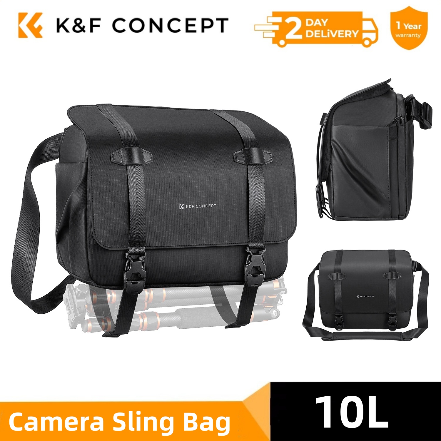 Sling Backpack Shoulder - Bolso Bandolera para Cámara K&F CONCEPT