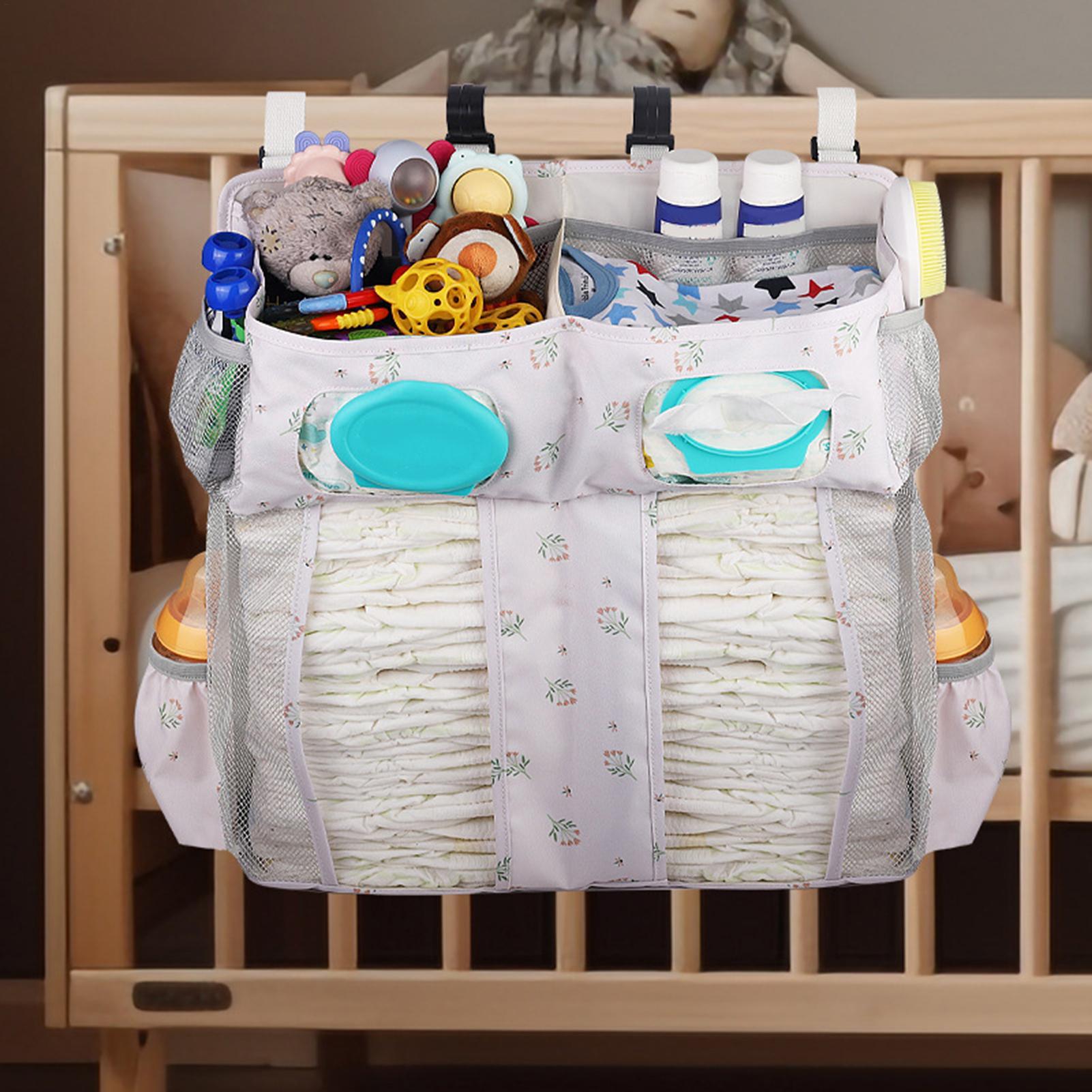 Backpack Diaper Bag - Bolsa de almacenamiento colgante para cuna