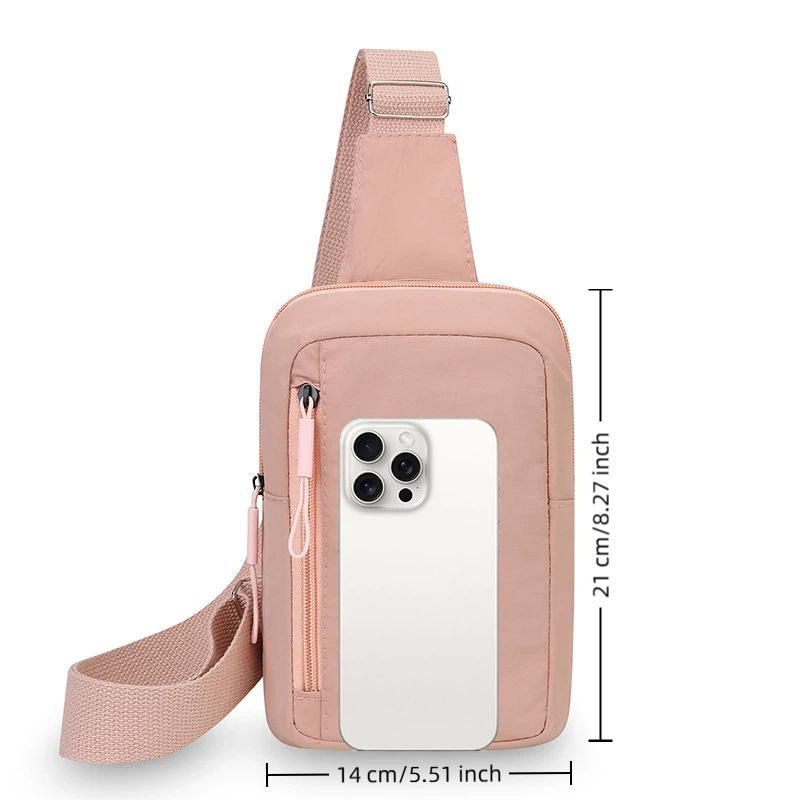 Sling Backpack Shoulder - Mini Bolso Bandolera, Elegante Mochila Cruzada