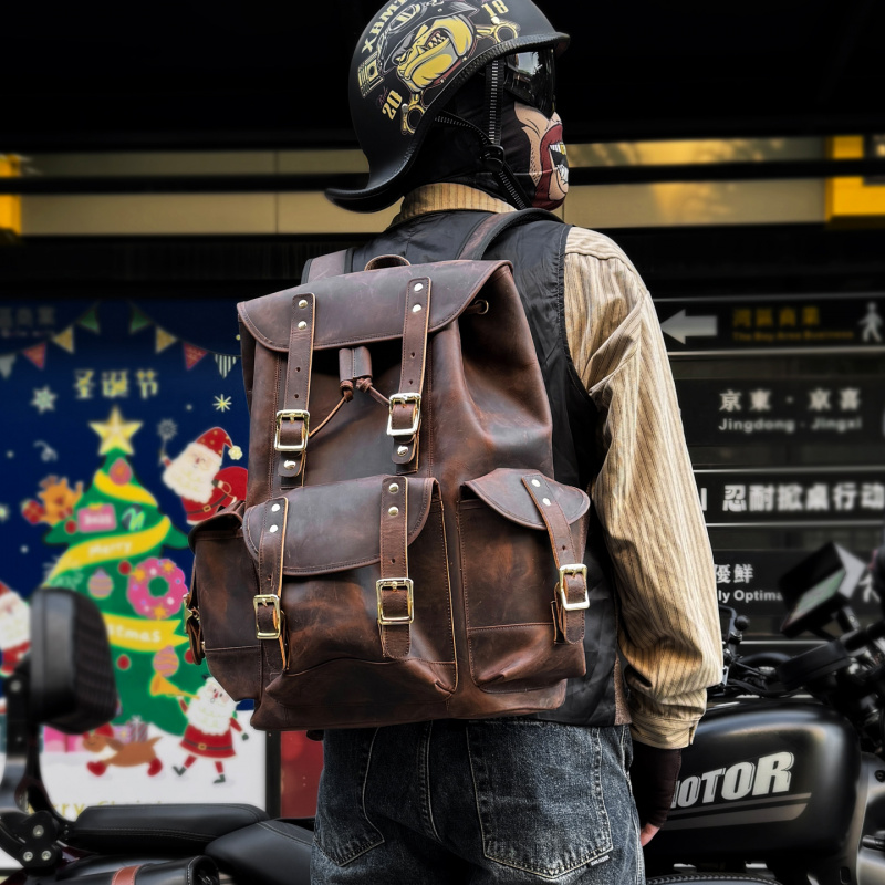 Nuevas llegadas, mochila de cu - Leather Backpack Vintage reseña y precio