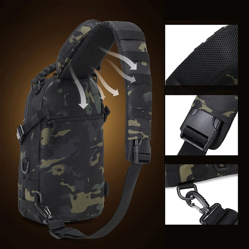 Riñonera deportiva para hombre - Sling Backpack Shoulder reseña y precio