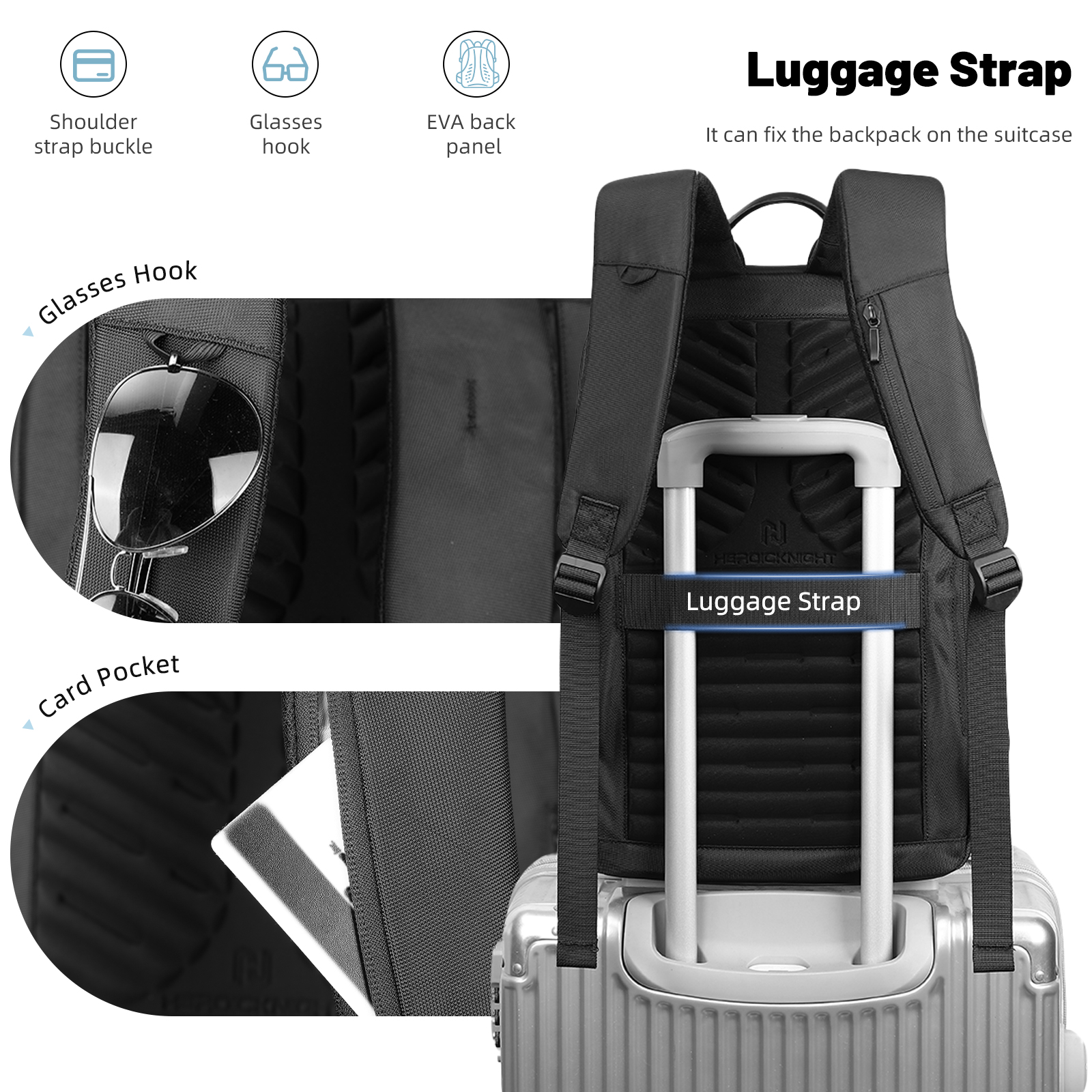 Mochila de negocios ligera par - Laptop Backpack 15.6 reseña y precio