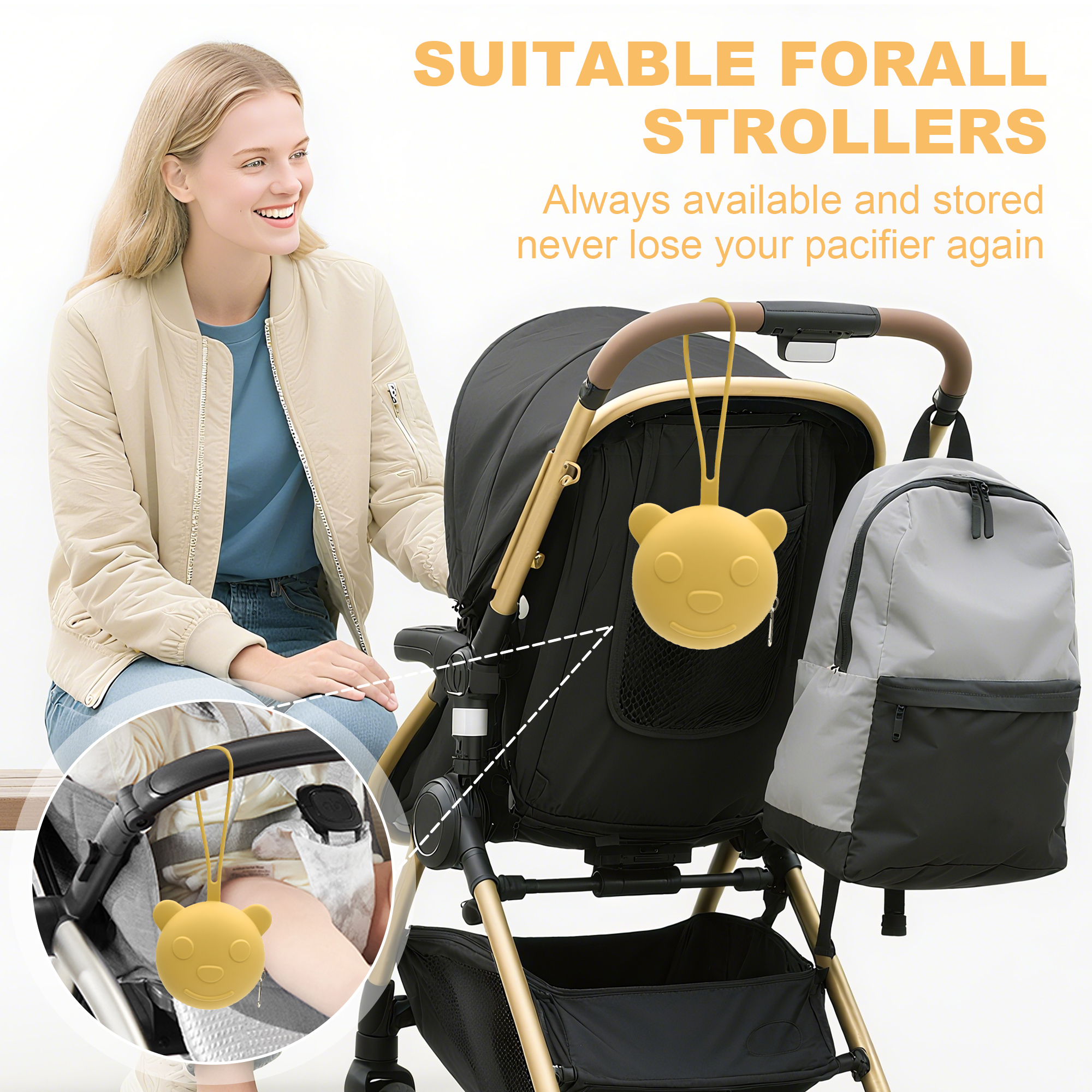 Bolsa para chupete de silicona - Backpack Diaper Bag reseña y precio
