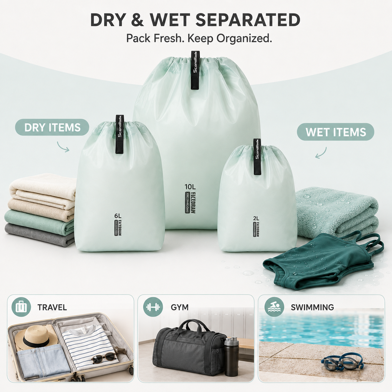 Bolsa de Almacenamiento Imperm - Hiking Backpack Waterproof reseña y precio