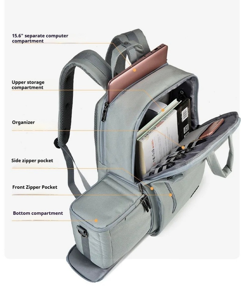 Mochila grande para cámara DSL - Laptop Backpack 15.6 reseña y precio