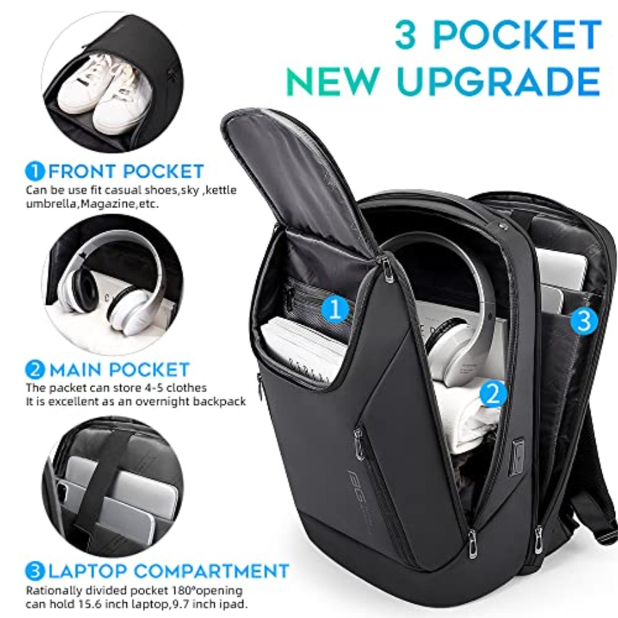 Mochila inteligente para negoc - Laptop Backpack 15.6 reseña y precio