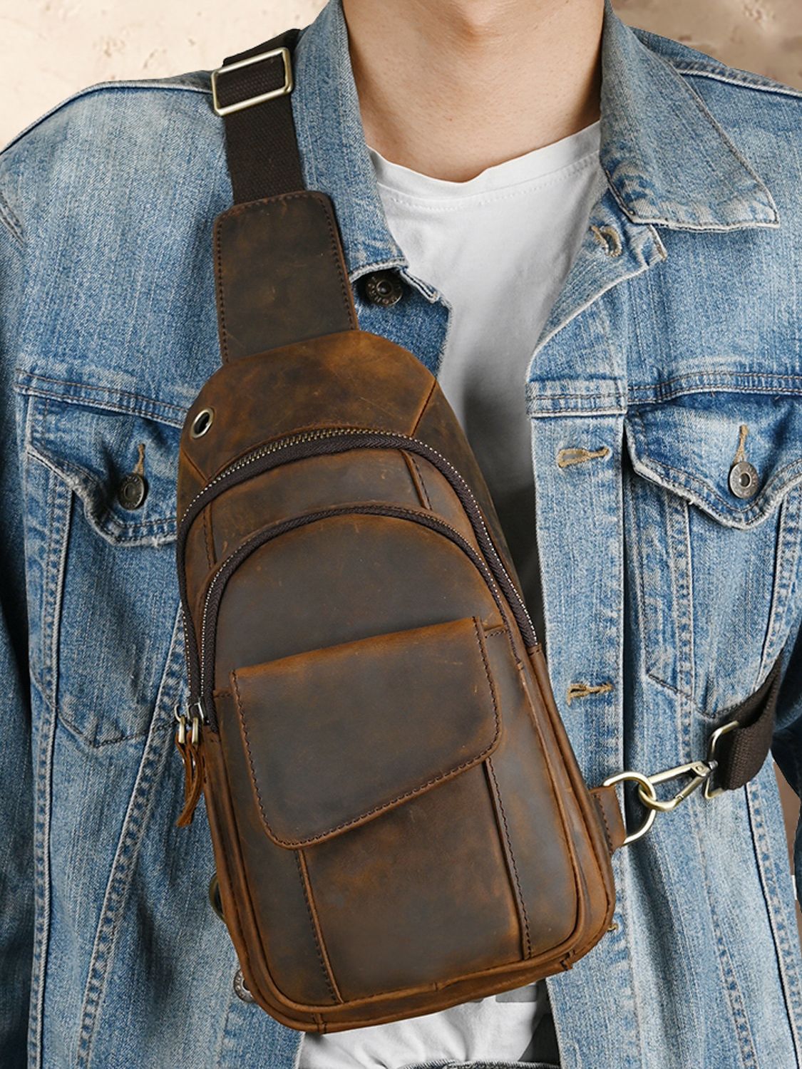 Bolso de pecho multifunción de - Sling Backpack Shoulder reseña y precio