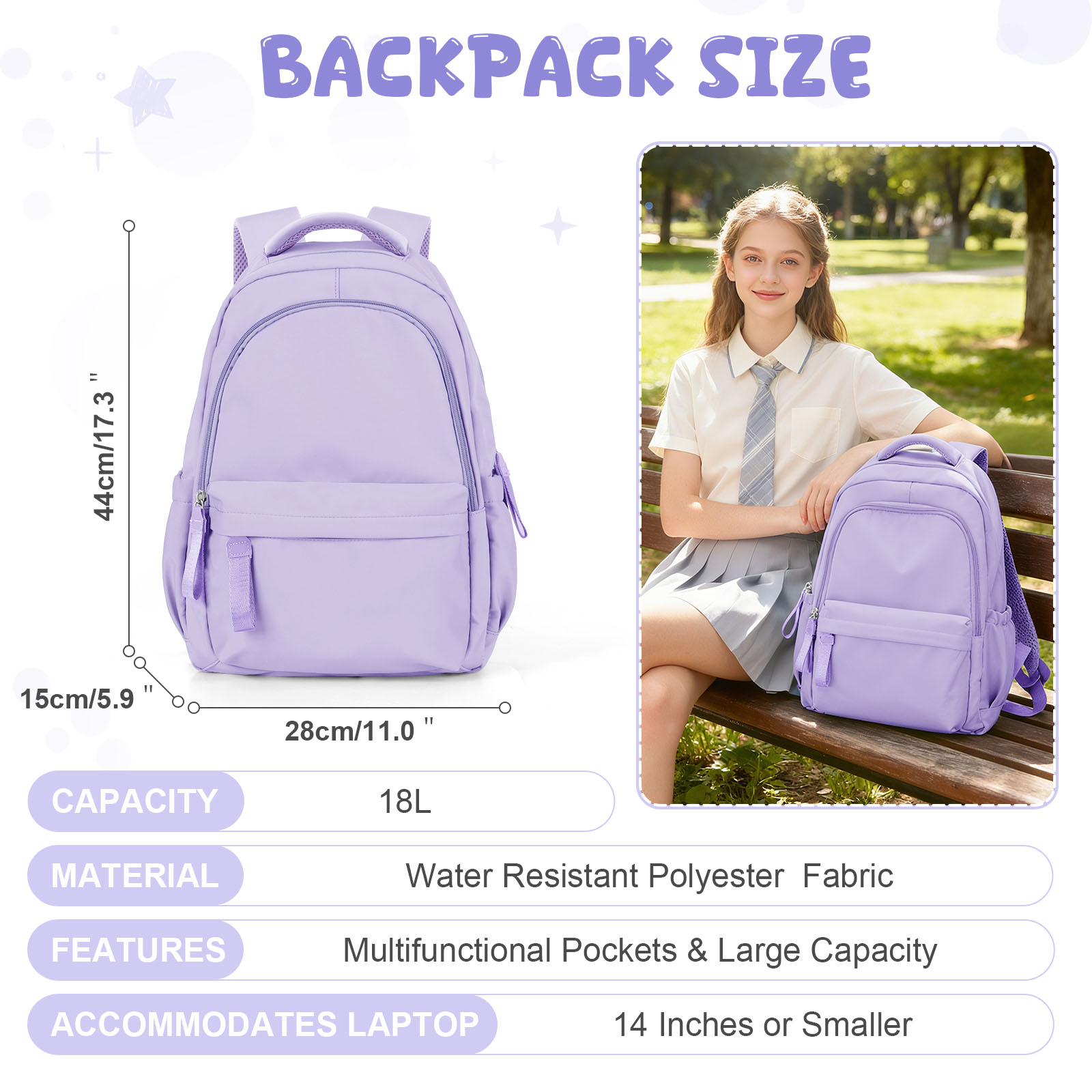 Mochilas Escolares Juveniles,  - Canvas Backpack Casual reseña y precio