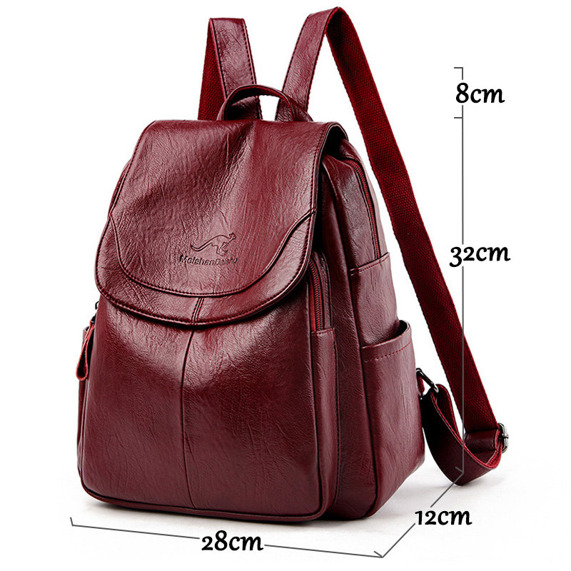 Mochilas de cuero suave para m - Mini Backpack Purse reseña y precio