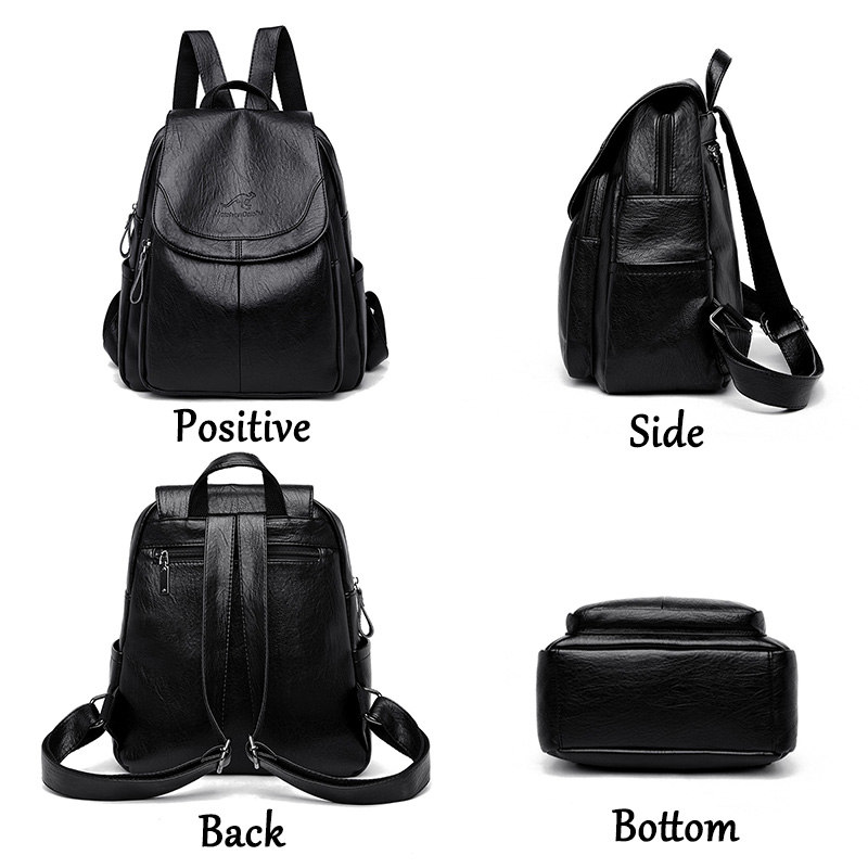 Mochilas de cuero suave para m - Mini Backpack Purse reseña y precio