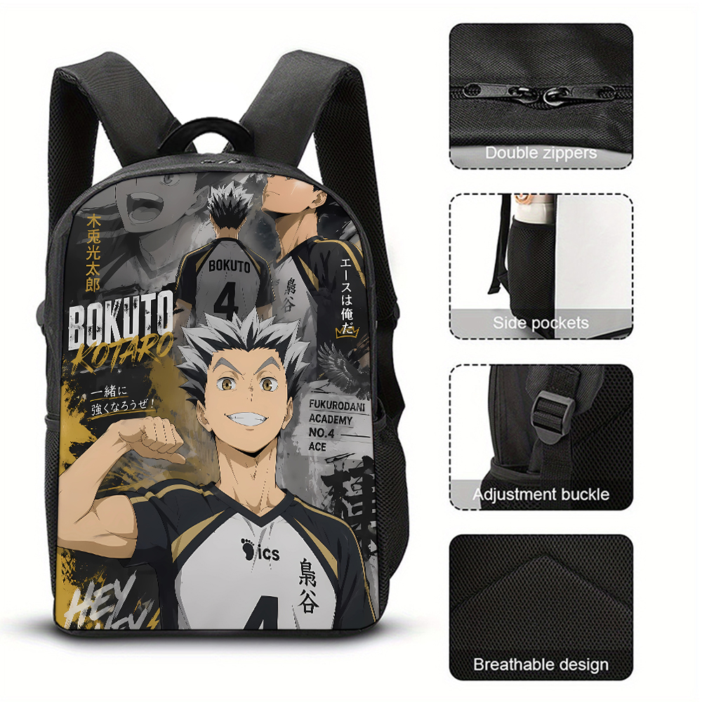 Mochila de Anime Haikyuu para  - School Backpack Teen reseña y precio