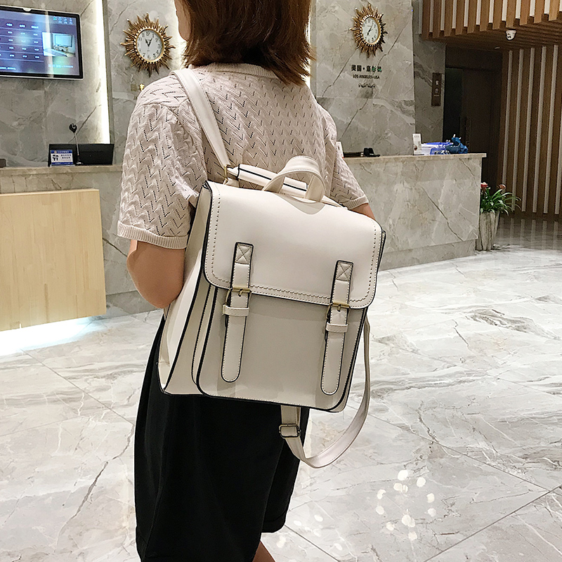 Mochila Vintage de cuero Pu pa - Leather Backpack Vintage reseña y precio