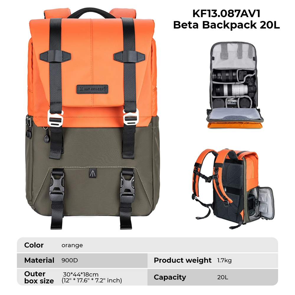 Mochila para Cámara K&F CONCEP - Rain Cover Backpack reseña y precio