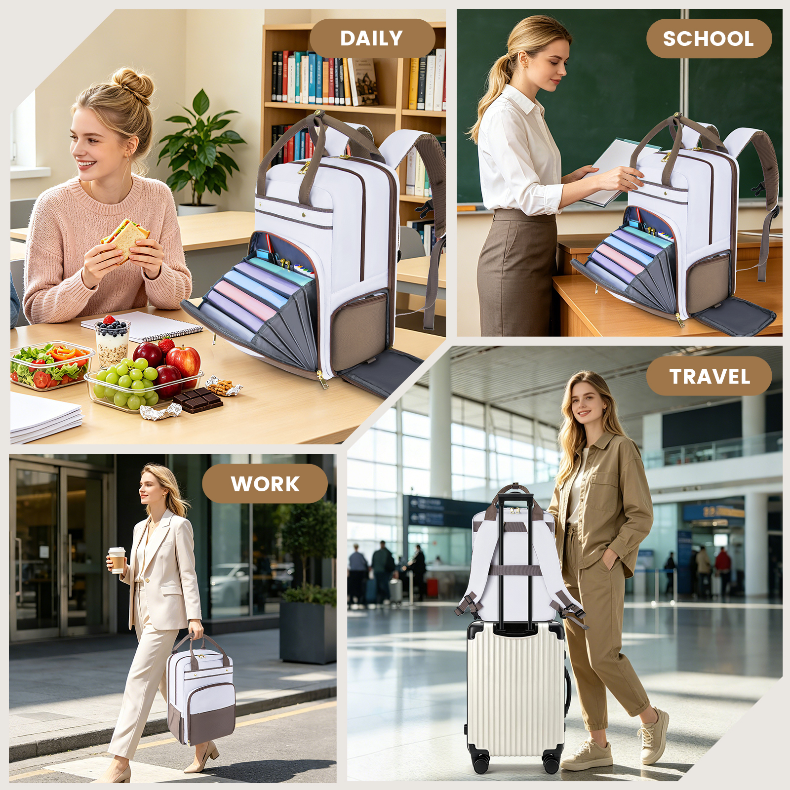 Mochila para profesores con bo - Laptop Backpack 15.6 reseña y precio