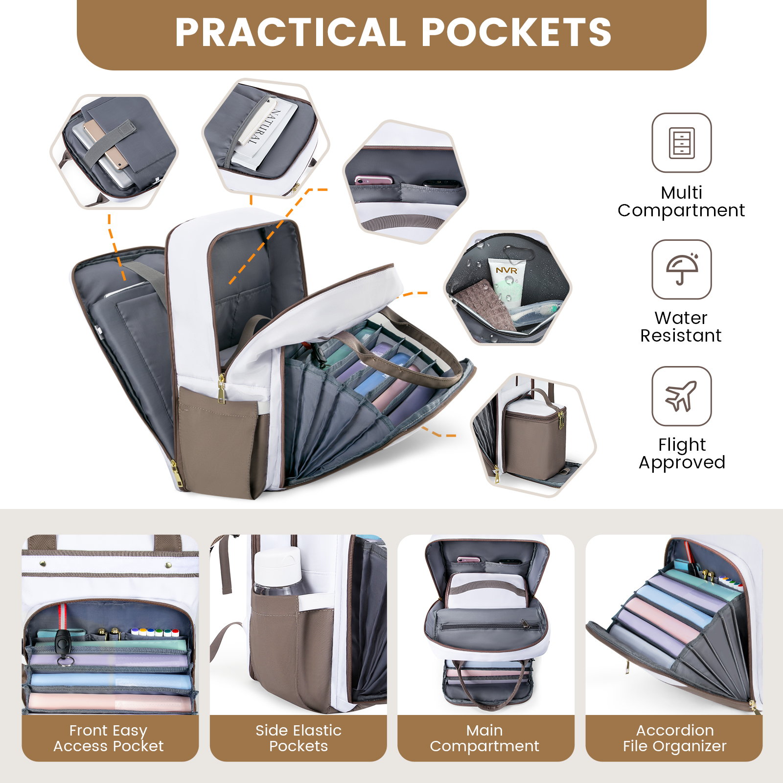 Mochila para profesores con bo - Laptop Backpack 15.6 reseña y precio