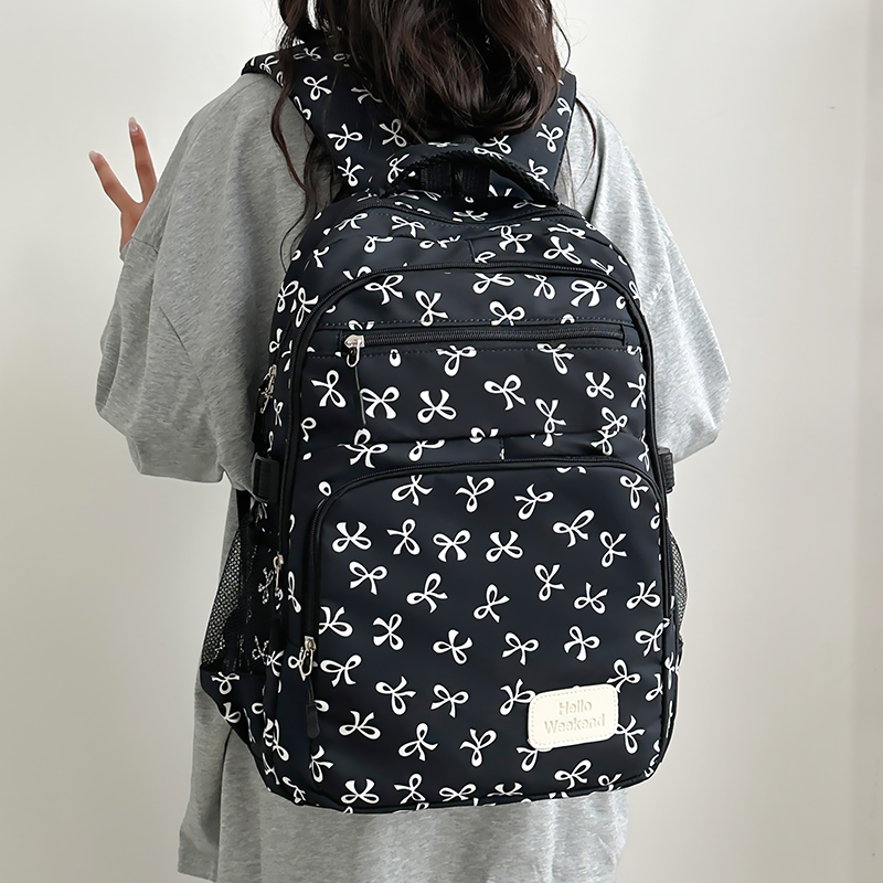Mochila con estampado de lazo, - Sling Backpack Shoulder reseña y precio