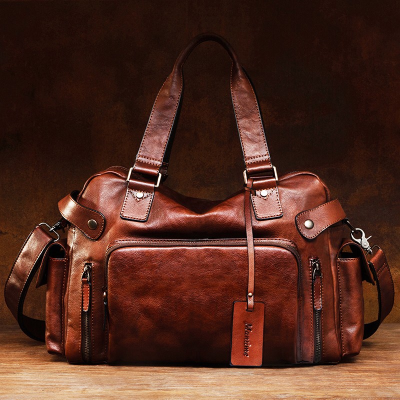 Bolso de hombre con borrador d - Leather Backpack Vintage reseña y precio