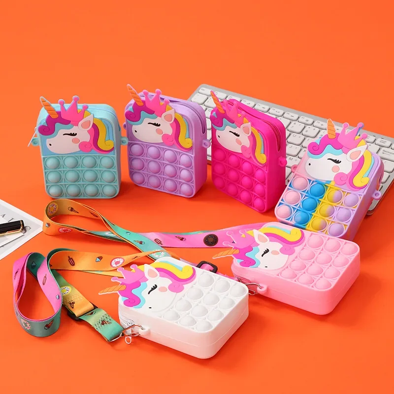 Monedero mágico de unicornio q - Mini Backpack Purse reseña y precio