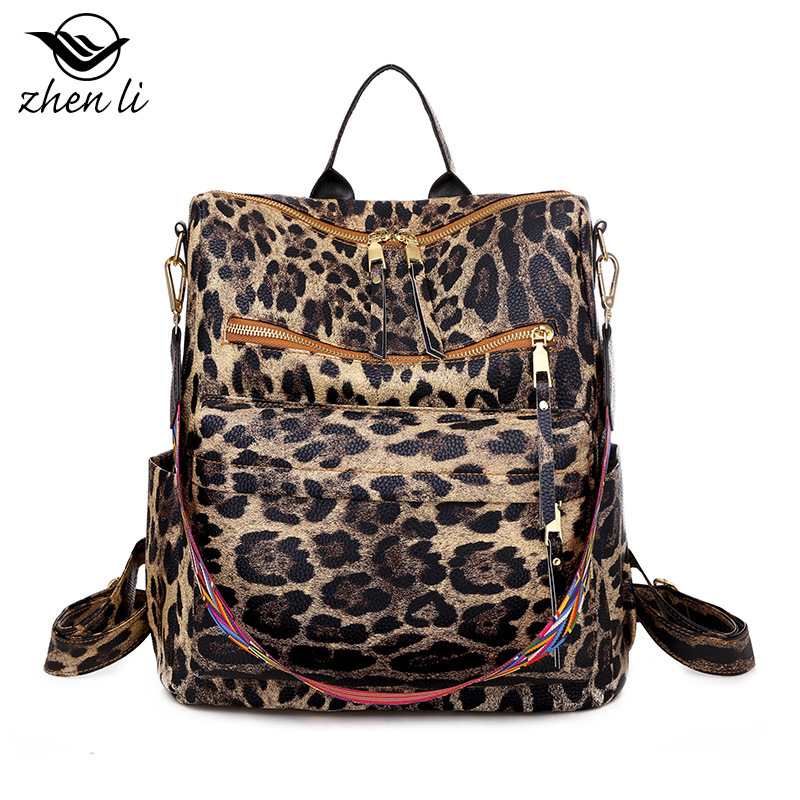 Mochila de cuero PU para mujer - Leather Backpack Vintage reseña y precio