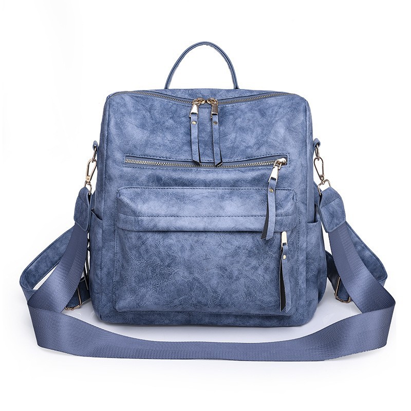 Mochila de cuero PU para mujer - Leather Backpack Vintage reseña y precio