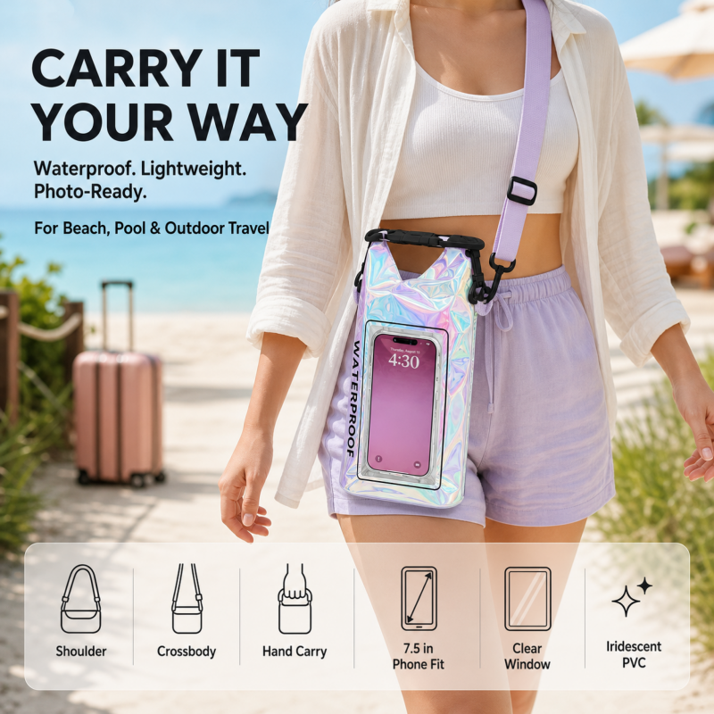 Bolsa impermeable iridiscente  - Hydration Pack Outdoor reseña y precio