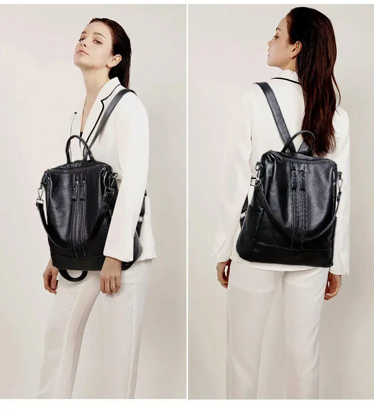 Mochila escolar de cuero suave - Mini Backpack Purse reseña y precio