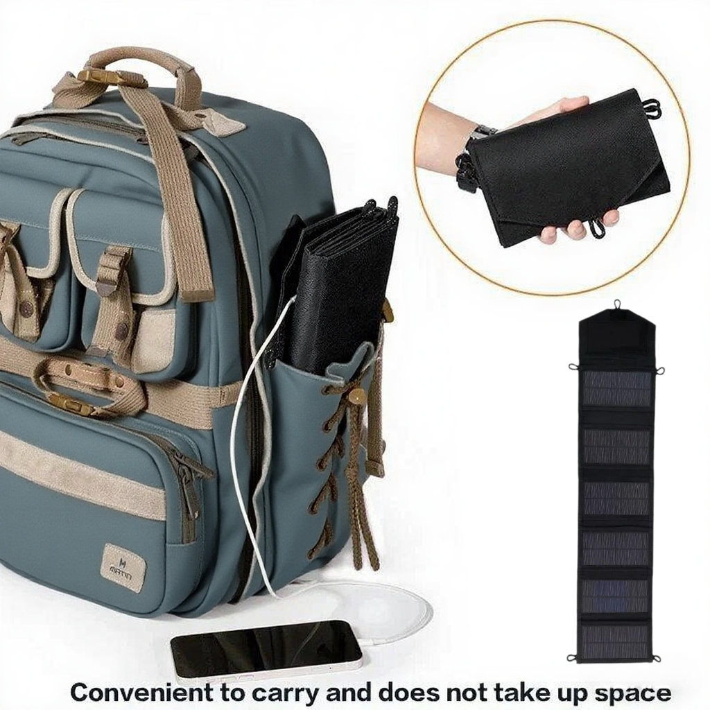Cargador Solar Portátil Plegab - Foldable Backpack Small reseña y precio