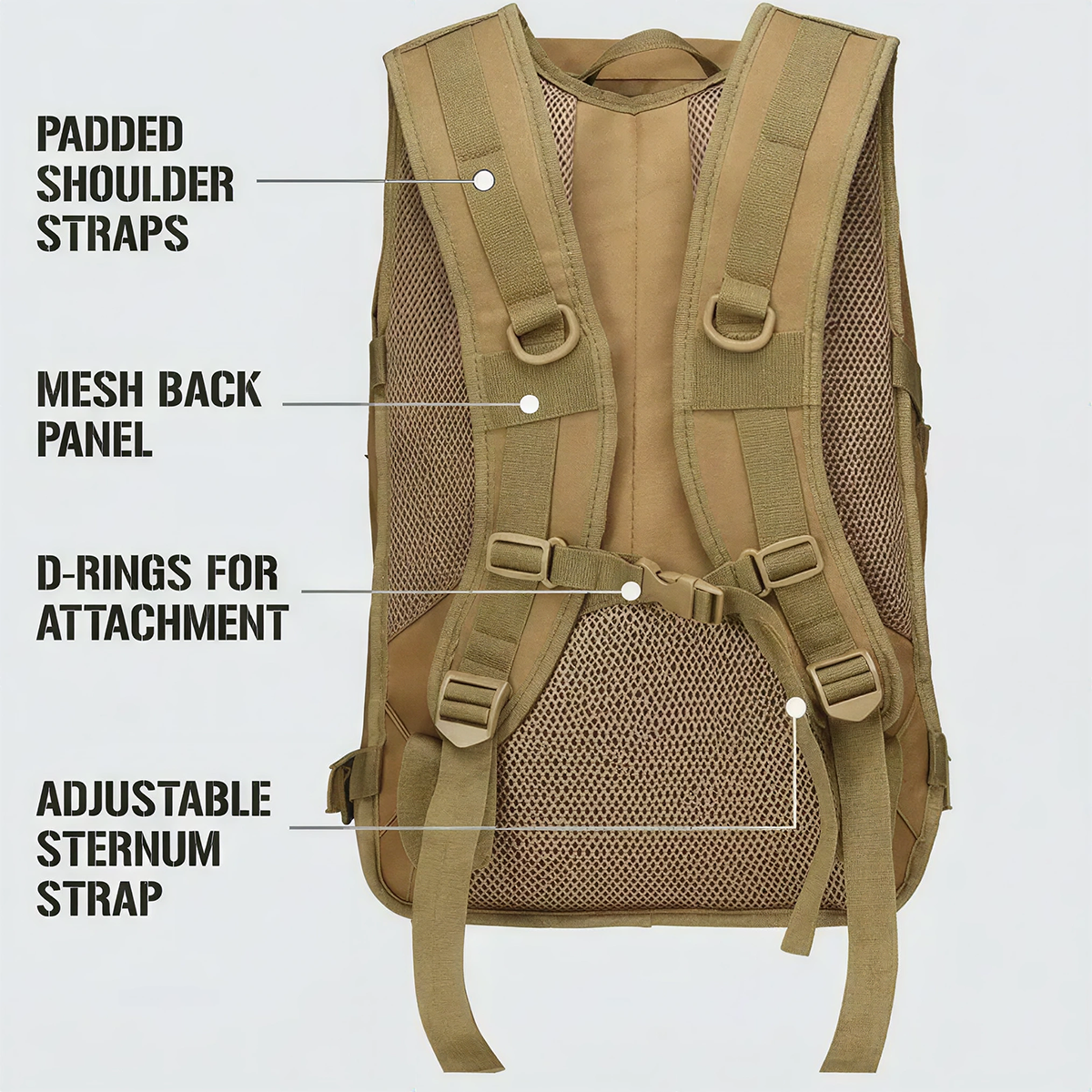 Mochila de entrenamiento de gi - Rucksack Military Style reseña y precio