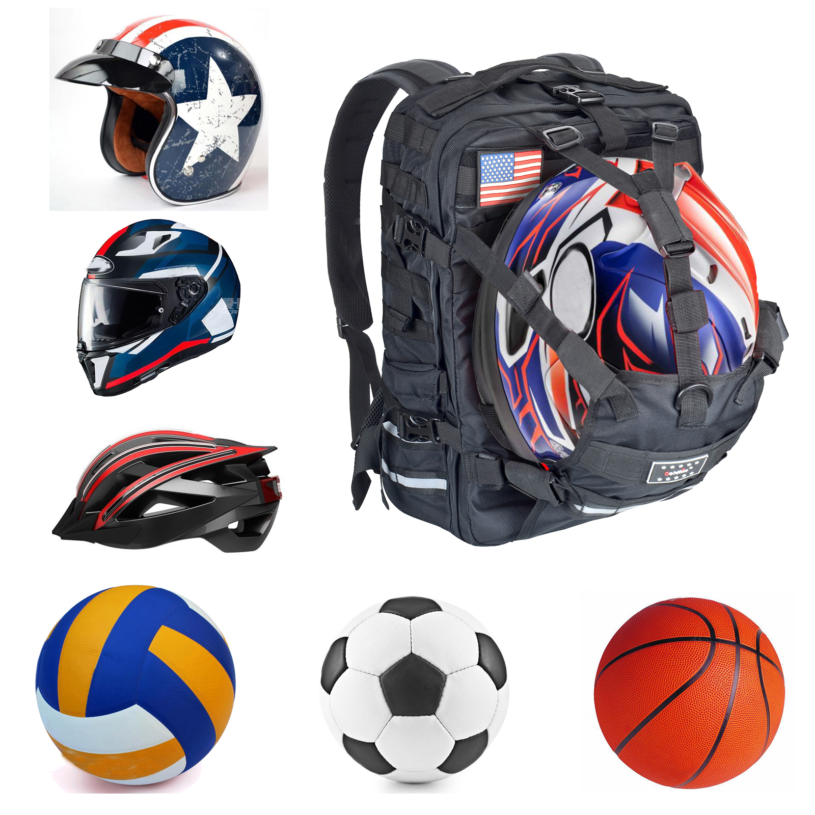 Mochila para casco de motocicl - Rucksack Military Style reseña y precio