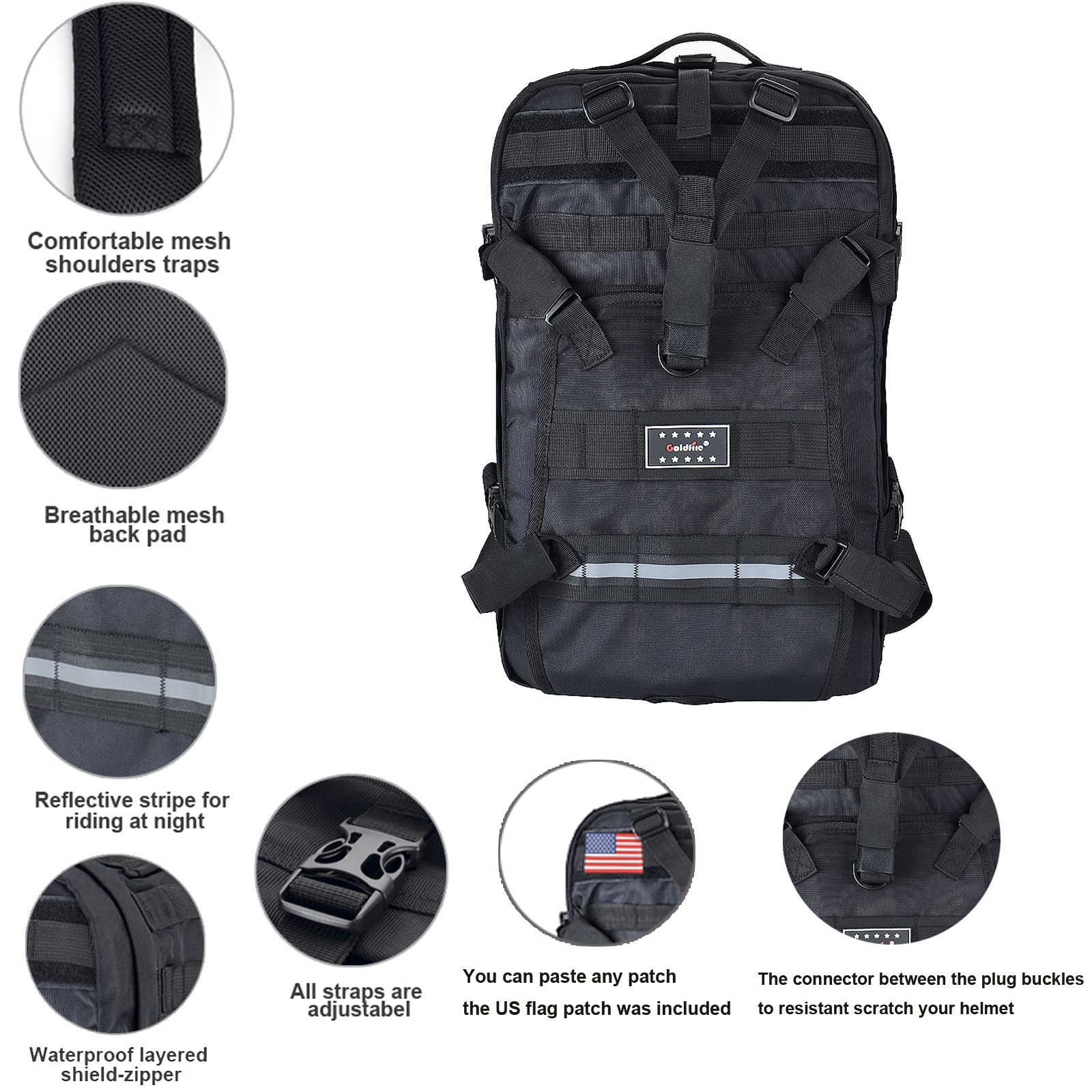 Mochila para casco de motocicl - Rucksack Military Style reseña y precio